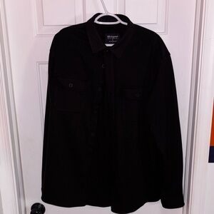 021 ESSENTIAL OVERSHIRT - Black